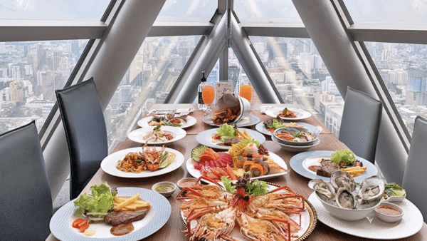 Bangkok Balcony 81st Floor International Buffet Breakfast