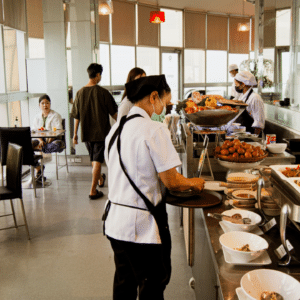 Ban công Bangkok trong nhà Tầng 81 – Bữa tối Buffet cao cấp quốc tế