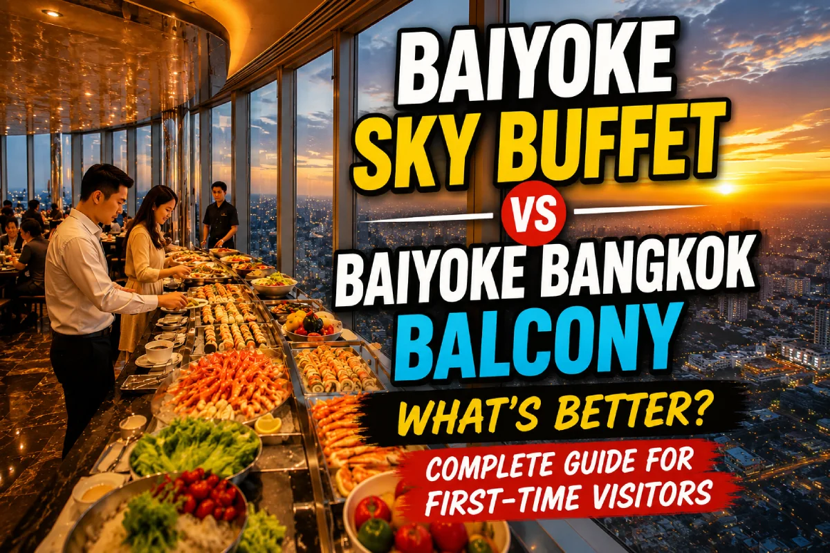 Baiyoke Sky Buffet vs Baiyoke Bangkok Balcony: What’s Better? Complete Guide for First-Time Visitors
