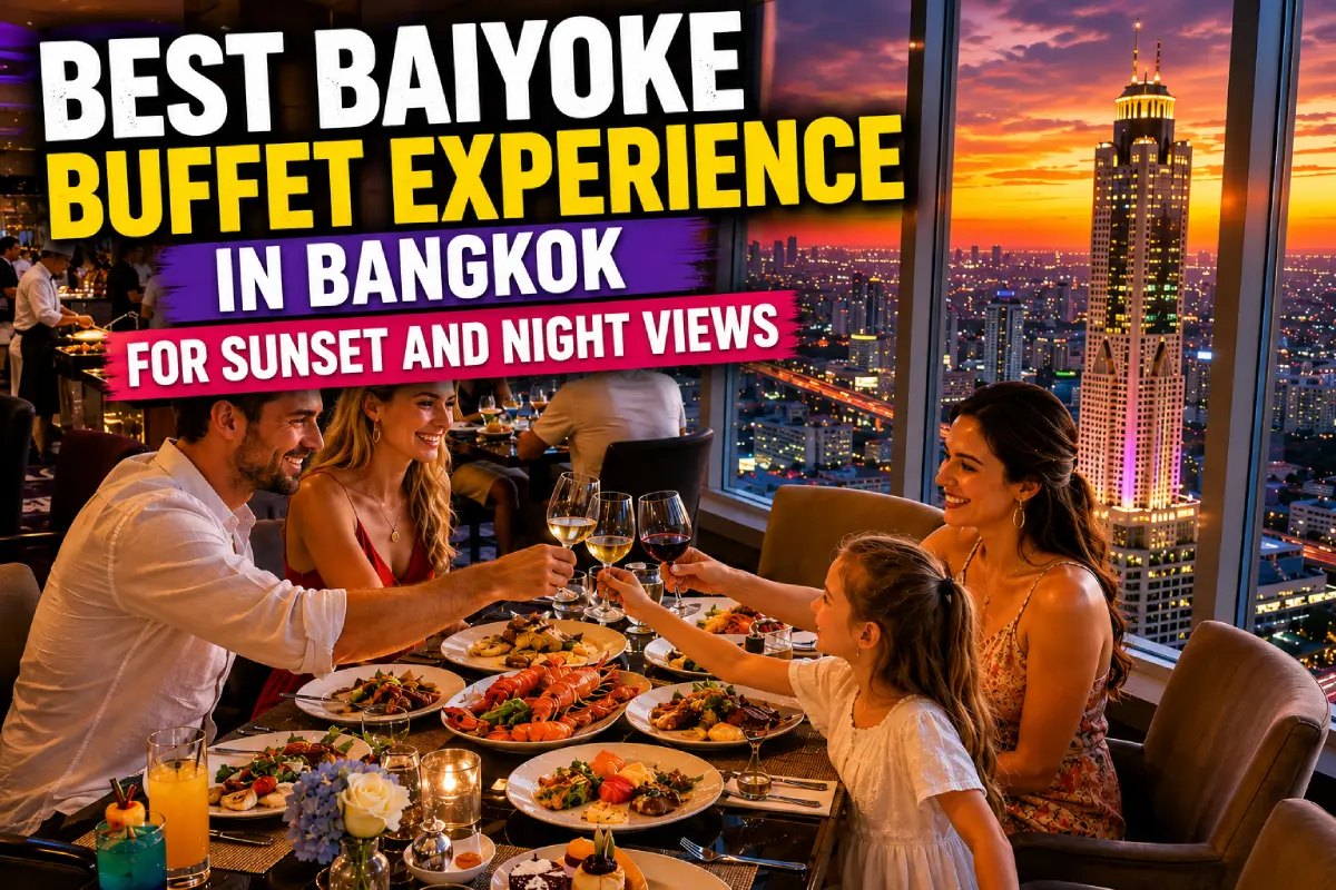 Best Baiyoke Buffet Experience in Bangkok for Sunset and Night Views