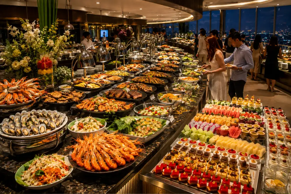 Food Quality at Baiyoke Dinner Buffet